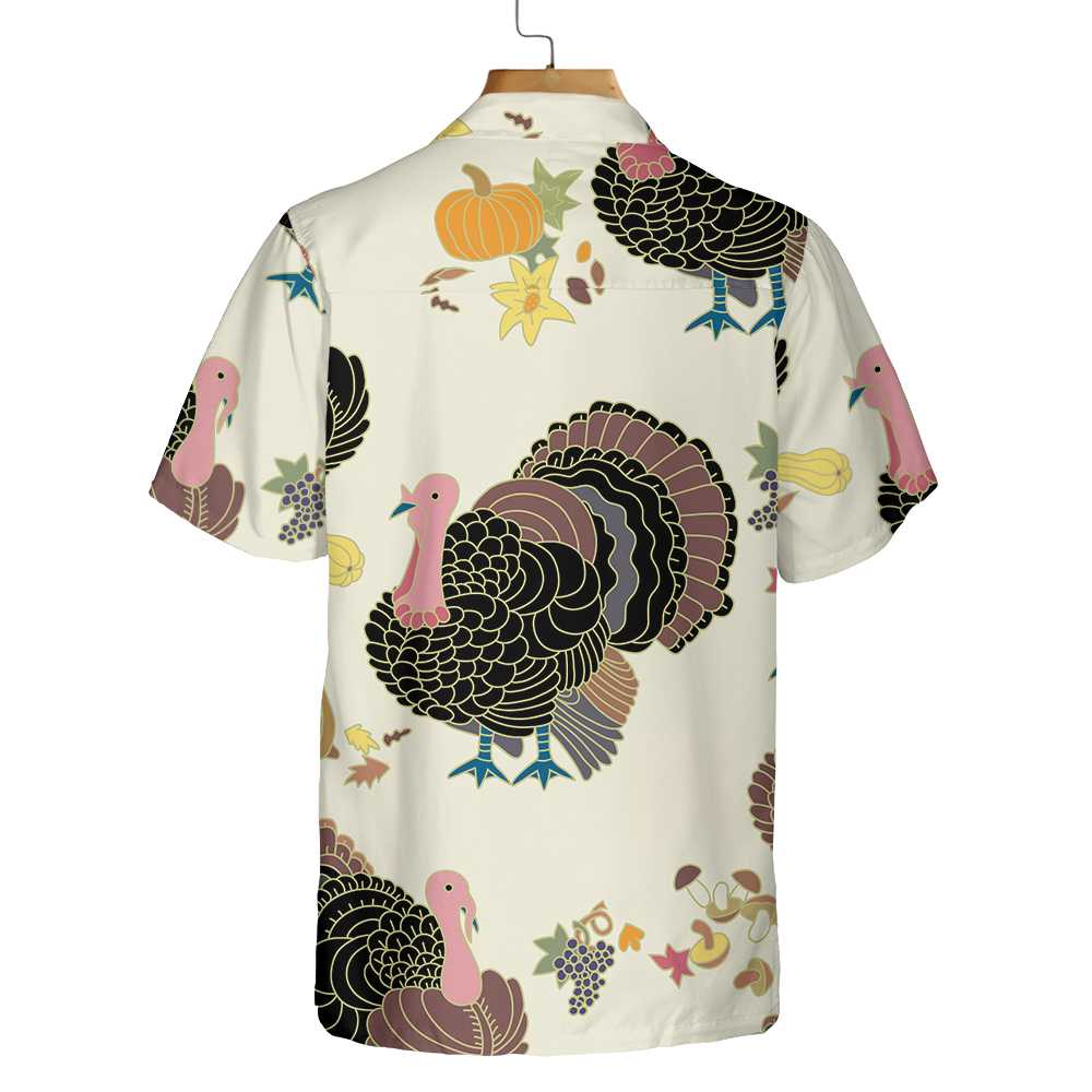 Vintage Turkey Thanksgiving Hawaiian Shirt, Thanksgiving Gobble Shirt, Best Gift For Thanksgiving