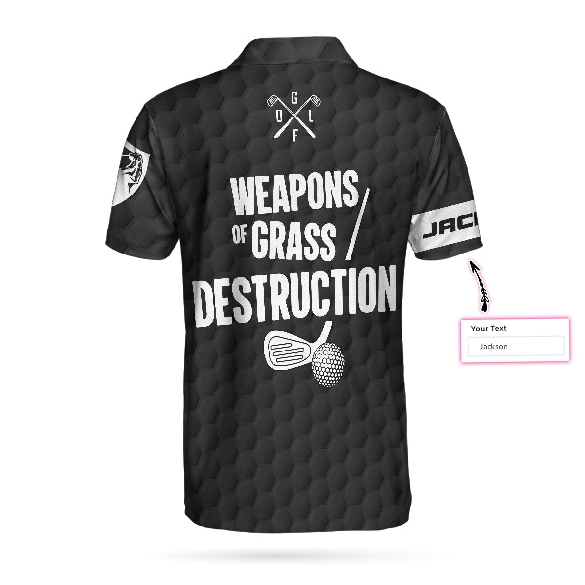 Weapons Of Grass Destruction Custom Polo Shirt, Personalized Black British Flag Polo Shirt, Best Tennis Shirt For Men