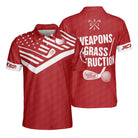 Weapons Of Grass Destrustion Red Version Custom Polo Shirt - Hyperfavor