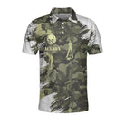 Your Hole Is My Goal Skull Golfer Custom Polo Shirt, Personalized Golf Shirt For Men