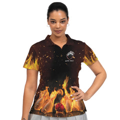 Bowlers Choice Polo Shirt Custom Bowling Shirt for Women