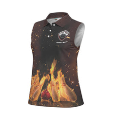 Bowlers Choice Sleeveless Polo Shirt Custom Bowling Shirt for Women