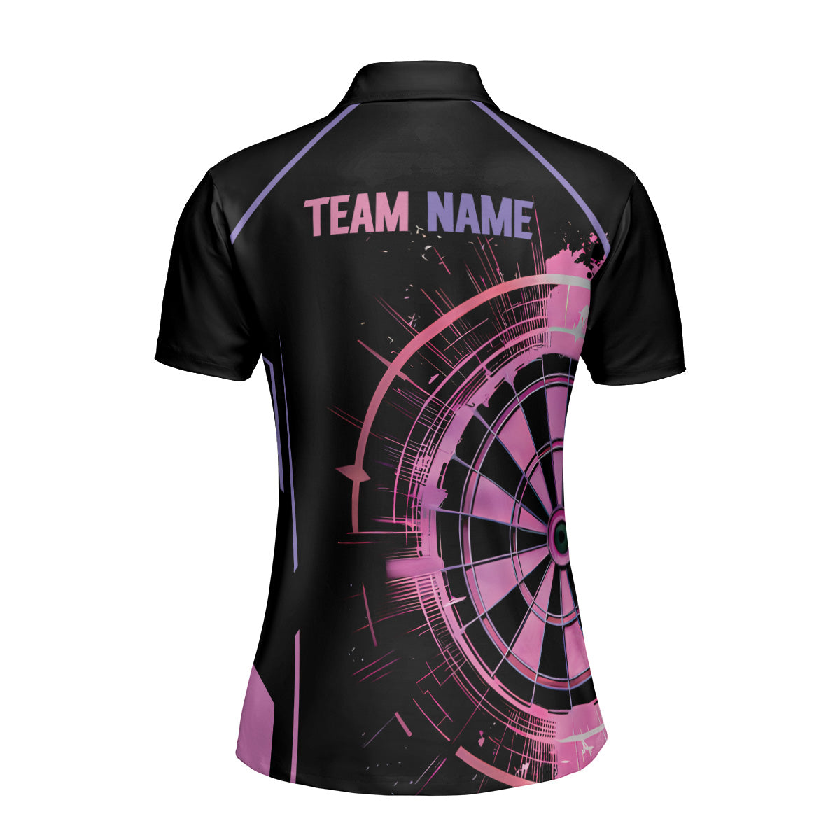 Custom Women's Dart Team Polo Shirt – Personalized Dartboard Design