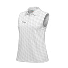 Golf Team Spirit Sleeveless Polo Shirt Custom Patriotic Golf Shirt for Women