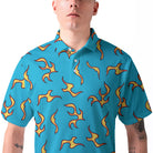 Golf Wang Inspired Flame Polo Shirt for Men, Stylish Streetwear Golf Polo