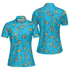 Golf Wang Inspired Flame Polo Shirt for Women, Stylish Streetwear Golf Polo