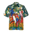 Tropical Parrot Birds Hawaiian Shirt