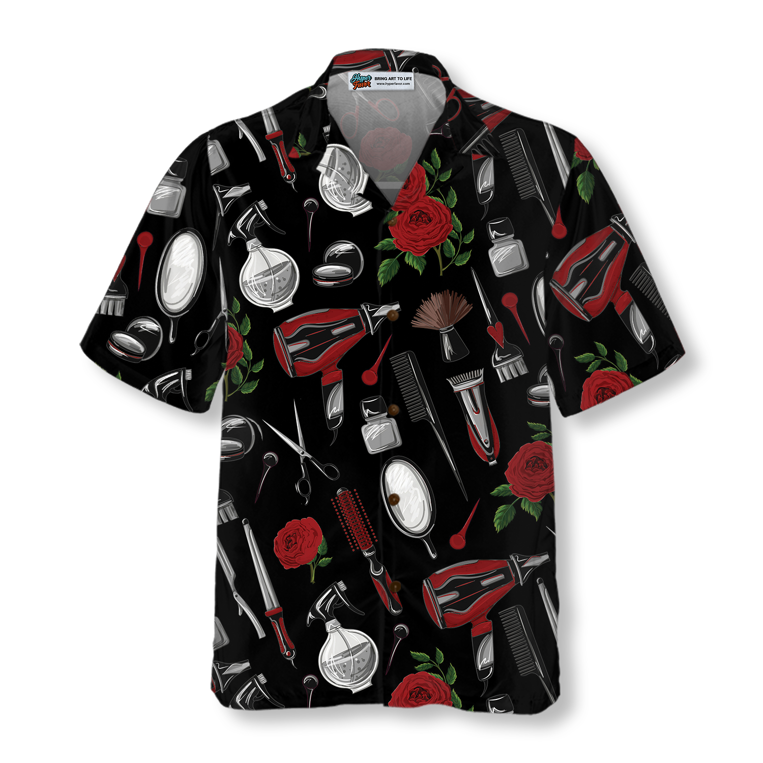 Hairdresser Tools Hawaiian Shirt
