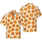Pumpkin Pattern Halloween Hawaiian Shirt, Halloween Shirt For Men And Women