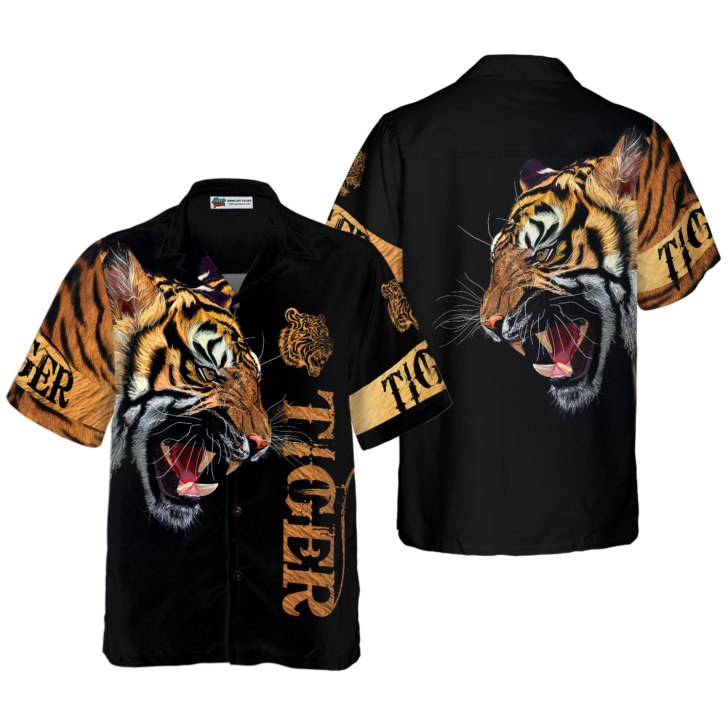 Tiger Skin Shirt For Men Hawaiian Shirt