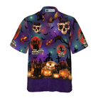 Black Cat Halloween Hawaiian Shirt