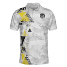 Golf Instructions Triangle And Camouflage Pattern Polo Shirt