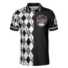 I Just Need To Go Bowling Polo Shirt, Black And White Argyle Pattern Polo Shirt, Best Bowling Shirt For Men - Hyperfavor