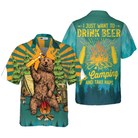 I Just Want To Drink Beer Go Camping And Take Naps V2 Hawaiian Shirt