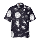 Astronaut And His French Bulldog Hawaiian Shirt