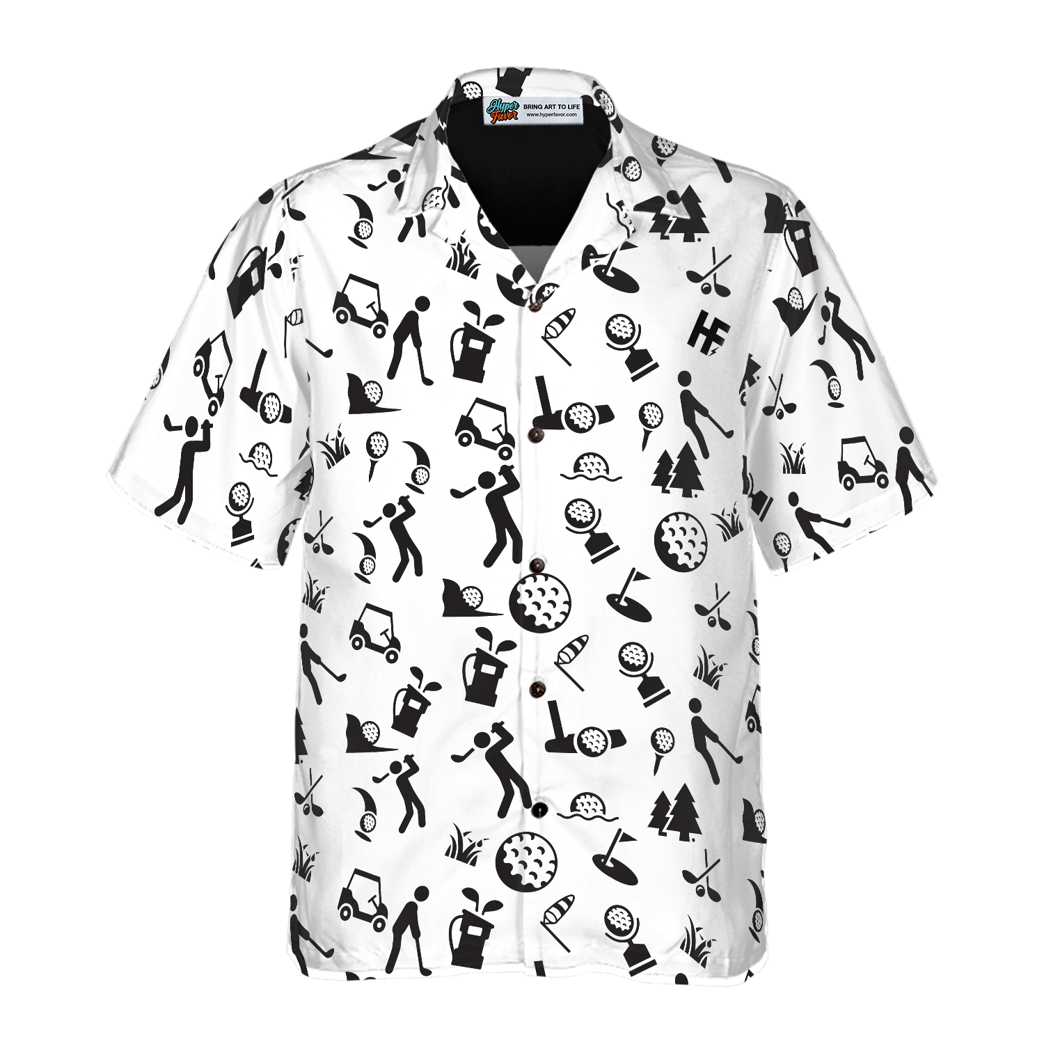 Golf Evolution Hawaiian Shirt - Hyperfavor