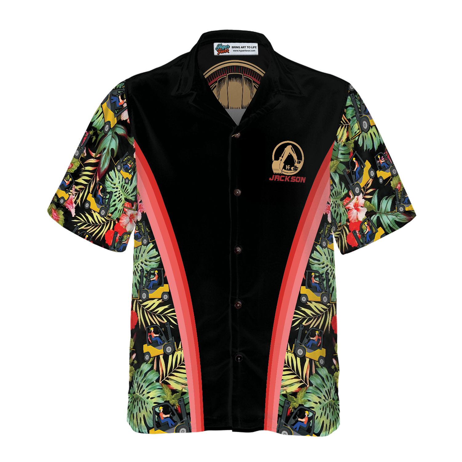 Heavy Equipment Operator Tropical Custom Hawaiian Shirt