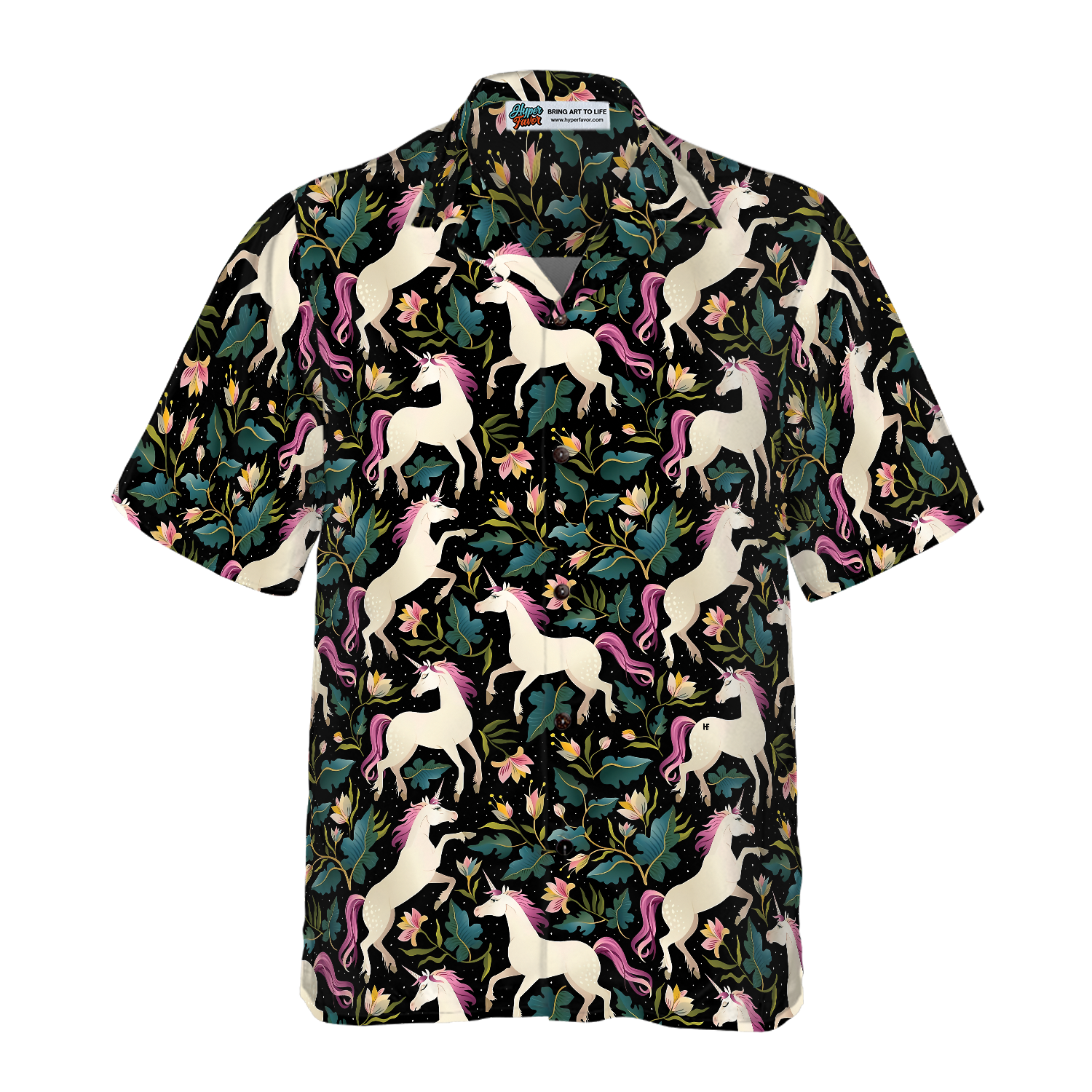 Fantasy Unicorns Hawaiian Shirt
