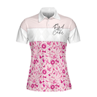 Pink Spread The Hope Find The Cure Breast Cancer Awareness Short Sleeve Women Polo Shirt, Pink Ribbon Shirt