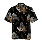 Tiger With Palm Leaves Shirt For Men Hawaiian Shirt