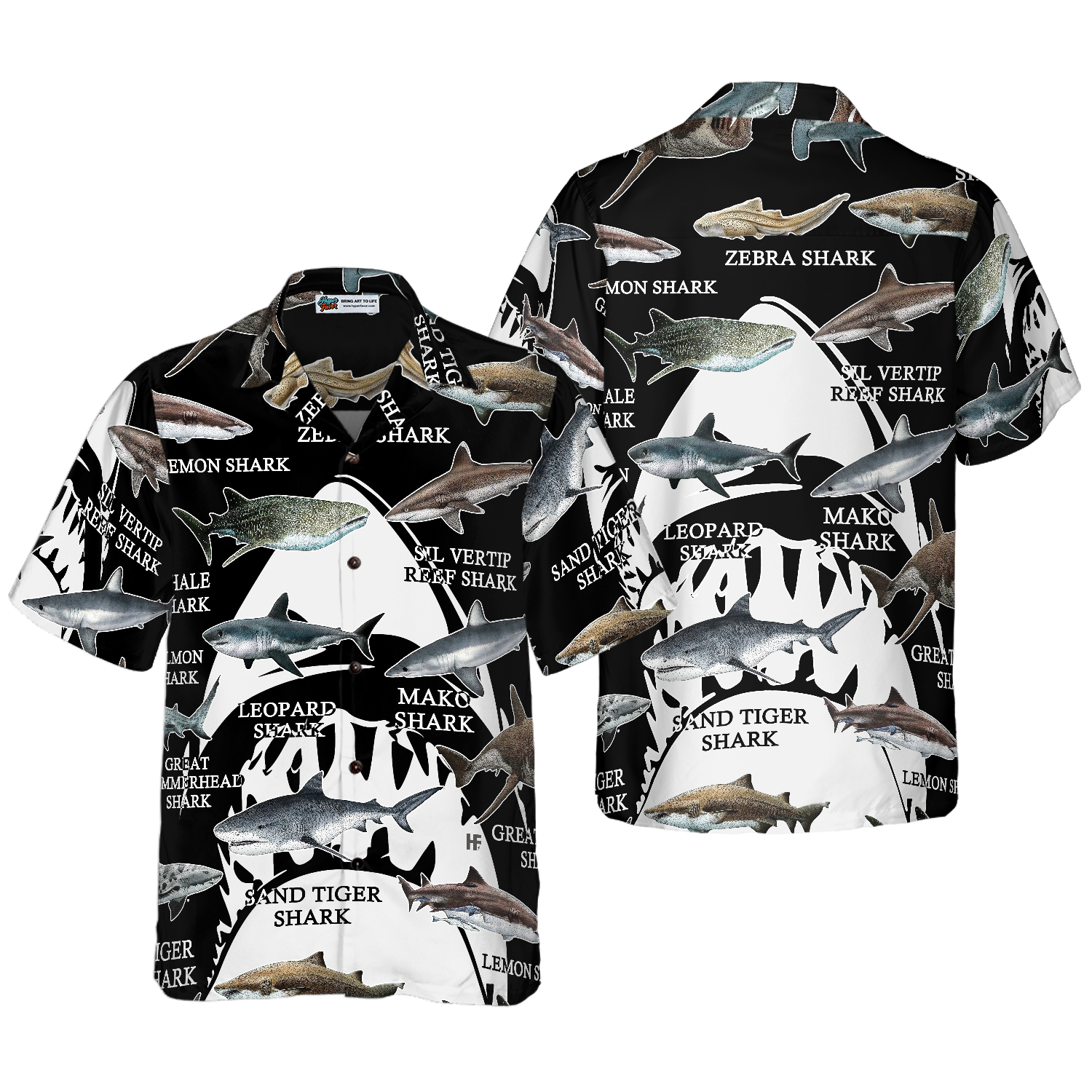 Sharks Of The World Hawaiian Shirt
