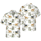 Smiling Corgi Shirt For Men Hawaiian Shirt