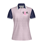 You Picked The Wrong Girl Breast Cancer Awareness Short Sleeve Women Polo Shirt, Breast Cancer Shirt For Women