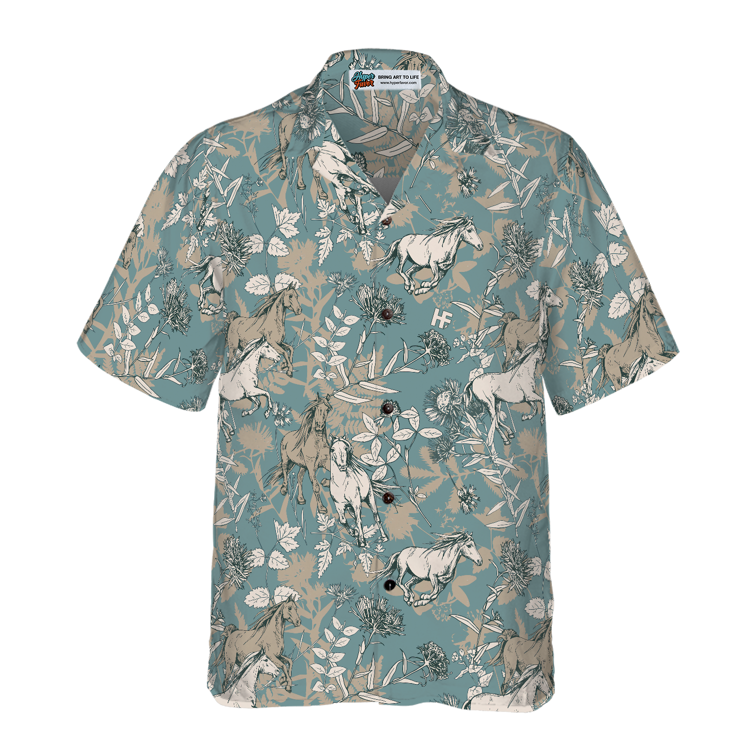 Beautiful Horses Shirt For Men Hawaiian Shirt