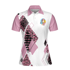 You're Staring At My Putt Again Argyle Pattern Golf Short Sleeve Women Polo Shirt, Best Golf Shirt For Ladies