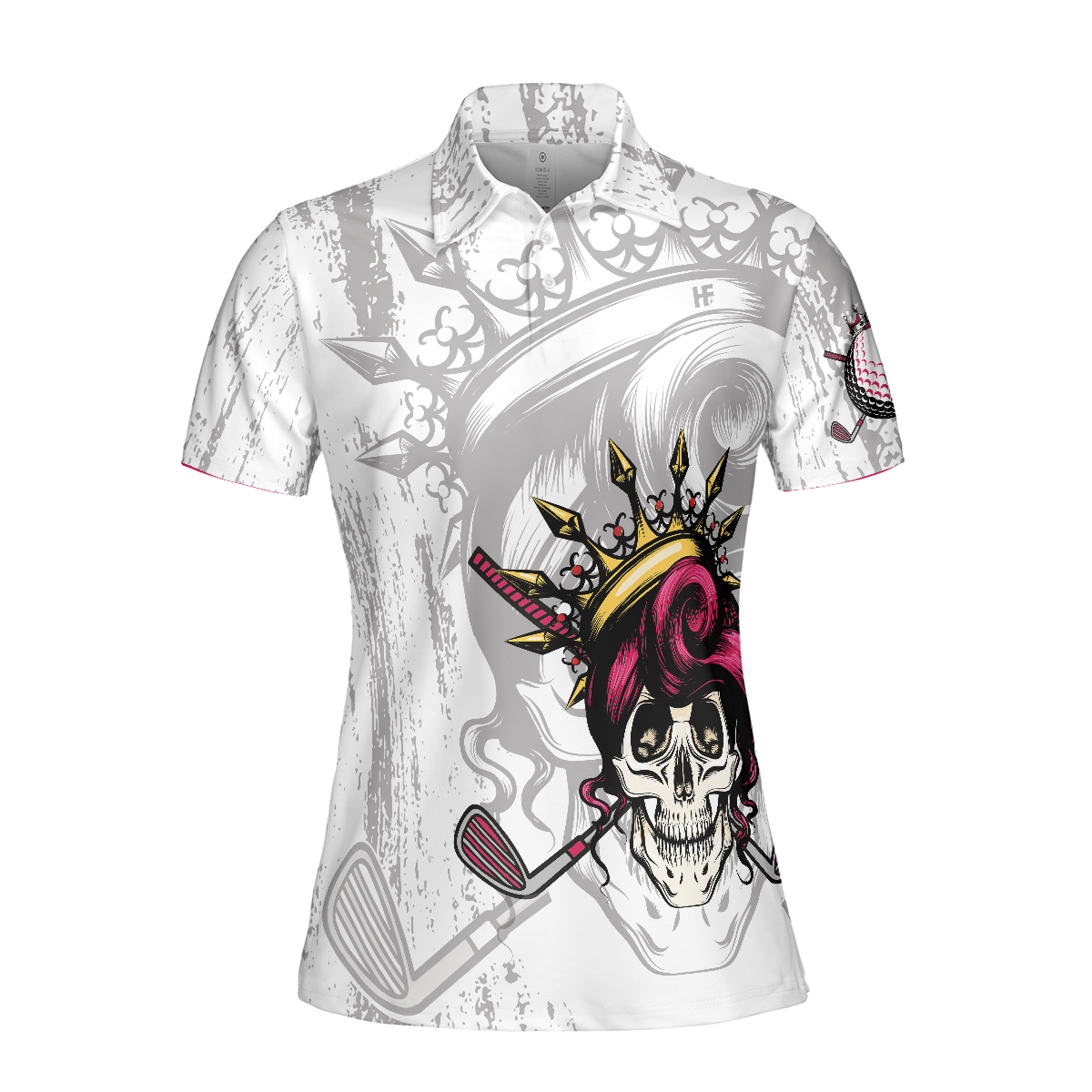 I'm The Queen Of The Course Short Sleeve Women Polo Shirt