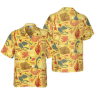 Scuba Diver And Sea Pattern V2 Hawaiian Shirt