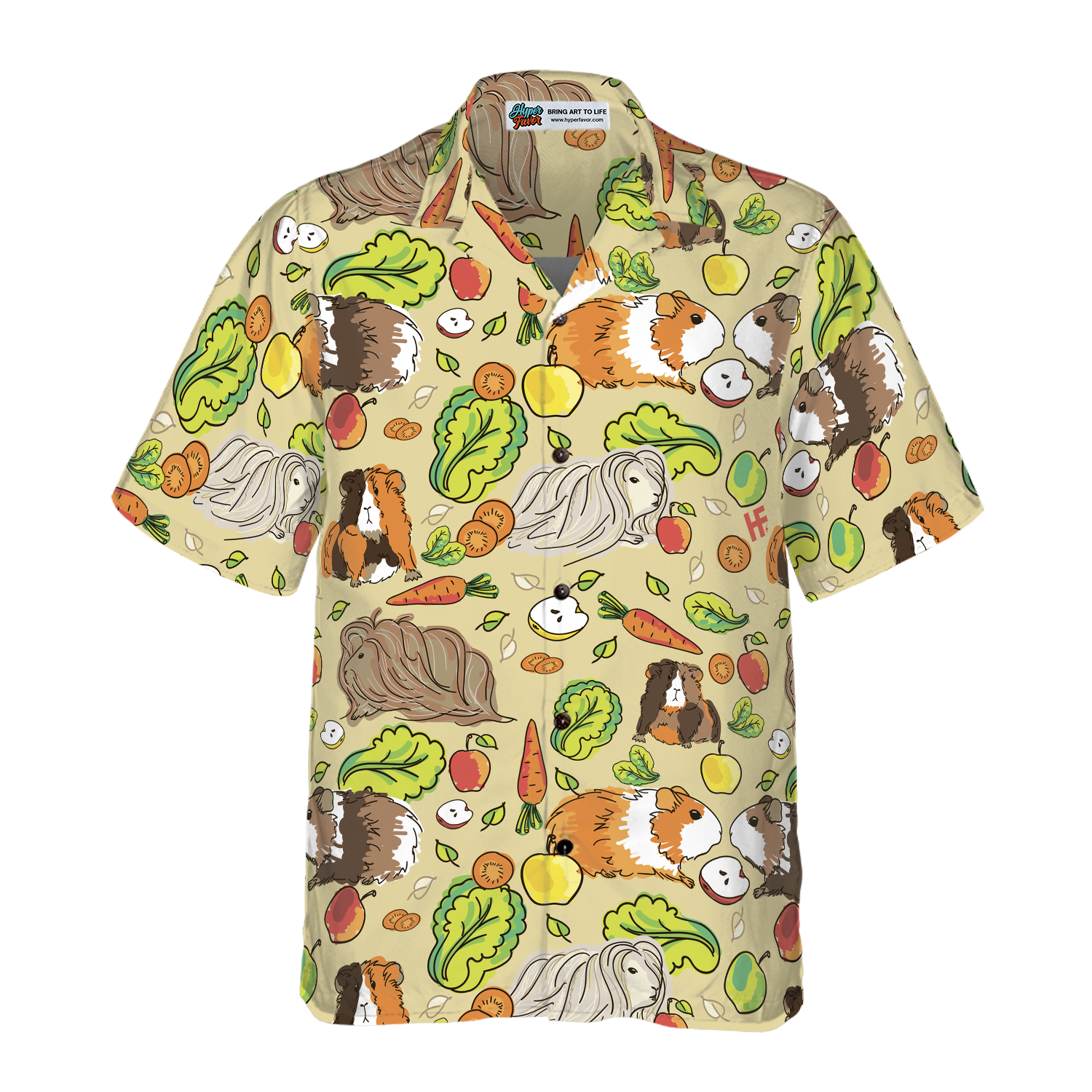 Cute Guinea Pig Shirt For Men Hawaiian Shirt