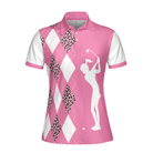 Move Over Boys Let A Girl Show You How To Golf Short Sleeve Women Polo Shirt, White And Pink Golf Shirt For Ladies
