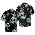 Lonely Skull Planet Outta Space Hawaiian Shirt