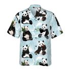 Panda On Palm Leaves Hawaiian Shirt
