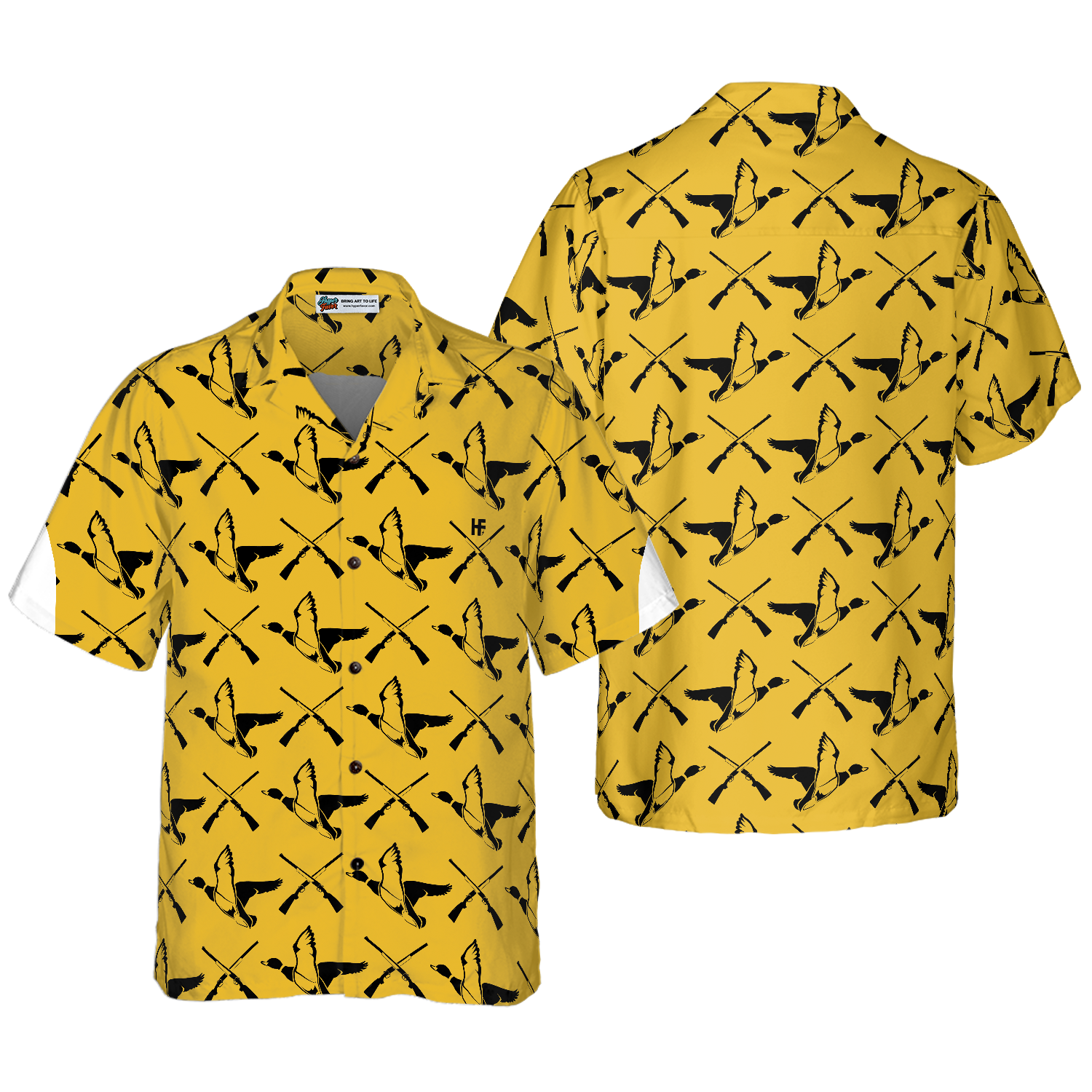 Hunting With Guns & Ducks Hawaiian Shirt