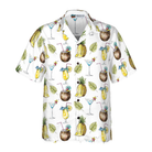Tropical Coconut Cocktail Shirt For Men Hawaiian Shirt