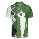 I Got A Cold Beer On Every Hole In One Golf Polo Shirt, Green Argyle Golf Shirt For Men, Best Drinking Golf Shirt
