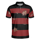 The Nightmare Is Coming To Town Halloween Polo Shirt, Scary Halloween Shirt For Men