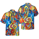 Music Note Guitar Hawaiian Shirt
