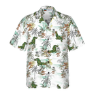 Alligator Seamless Pattern Shirt For Men Hawaiian Shirt