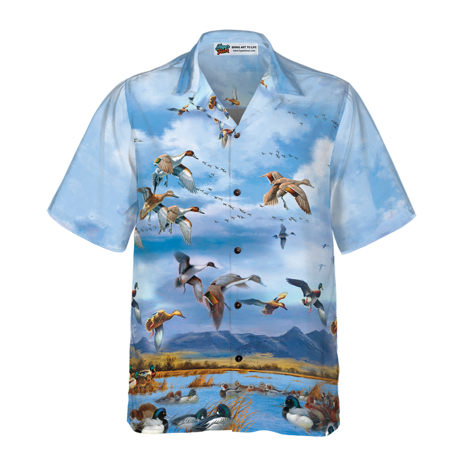 Wild Ducks Keep Your Freedom Hawaiian Shirt