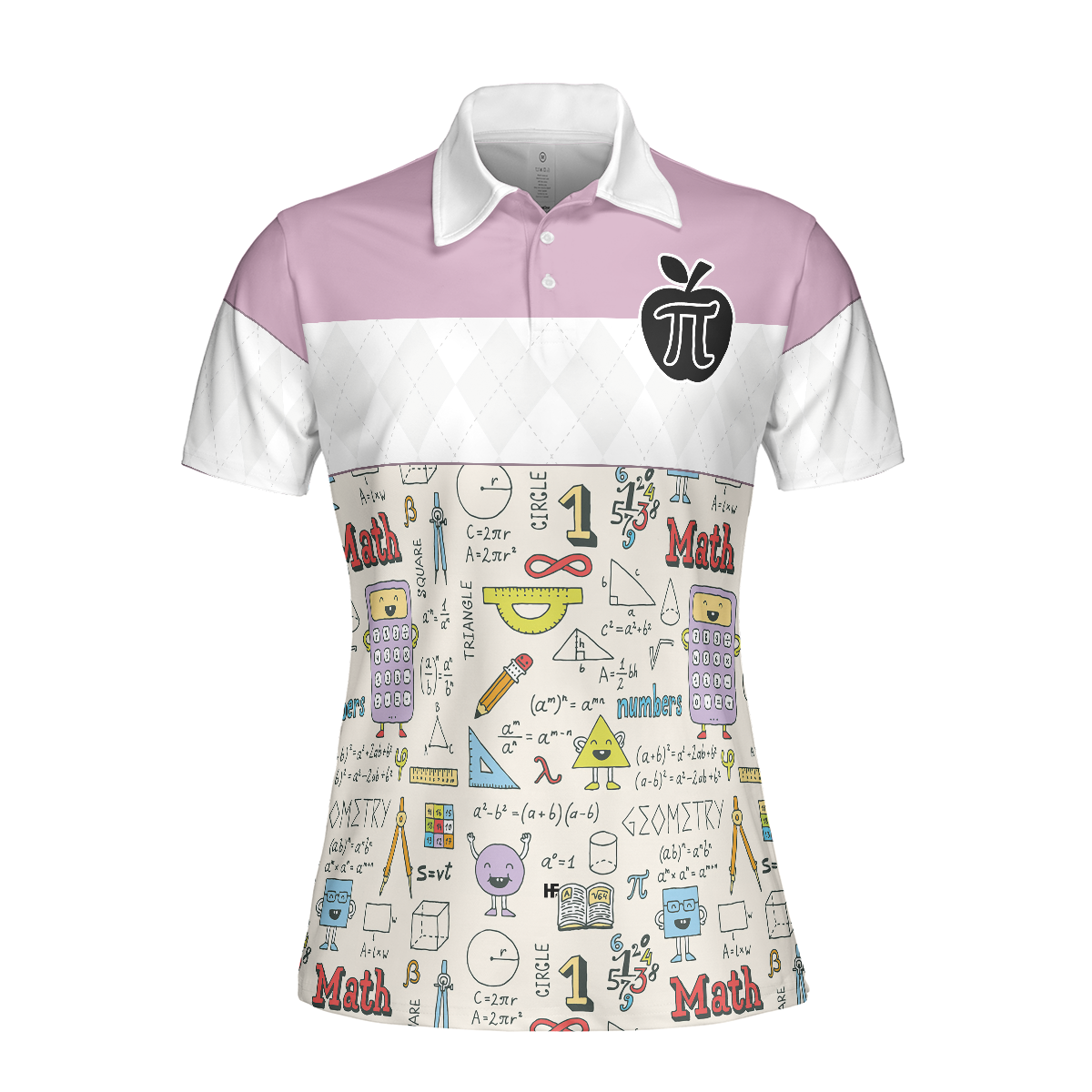 Math Teacher Short Sleeve Women Polo Shirt