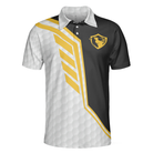I Ain't Perfect But I Can Still Play Golf Polo Shirt, Black And White Golfing Shirt For Men, Golf Gift
