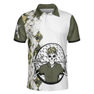 Veteran Fire In The Hole Polo Shirt, Veteran Themed Golfing Polo Shirt For Male Golfers, Argyle Shirt