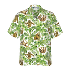 Tropical Sloth Seamless Pattern Hawaiian Shirt