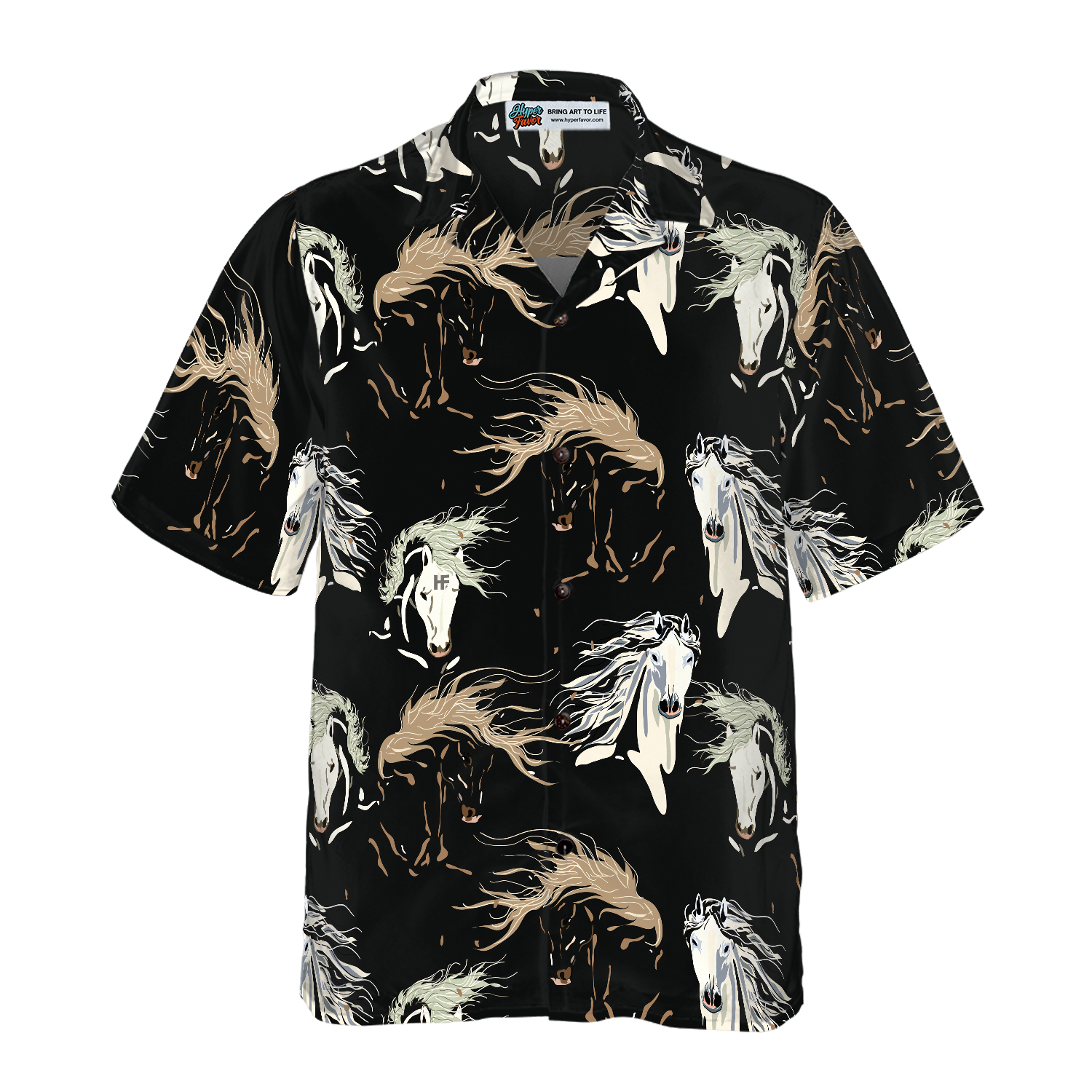 Galloping Horse Shirt For Men Hawaiian Shirt