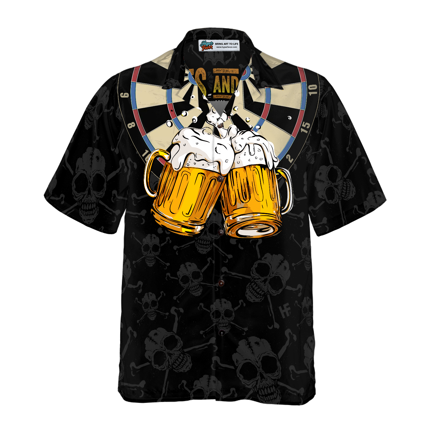 Darts And Beer Hawaiian Shirt, Best Gift For Beer Lovers