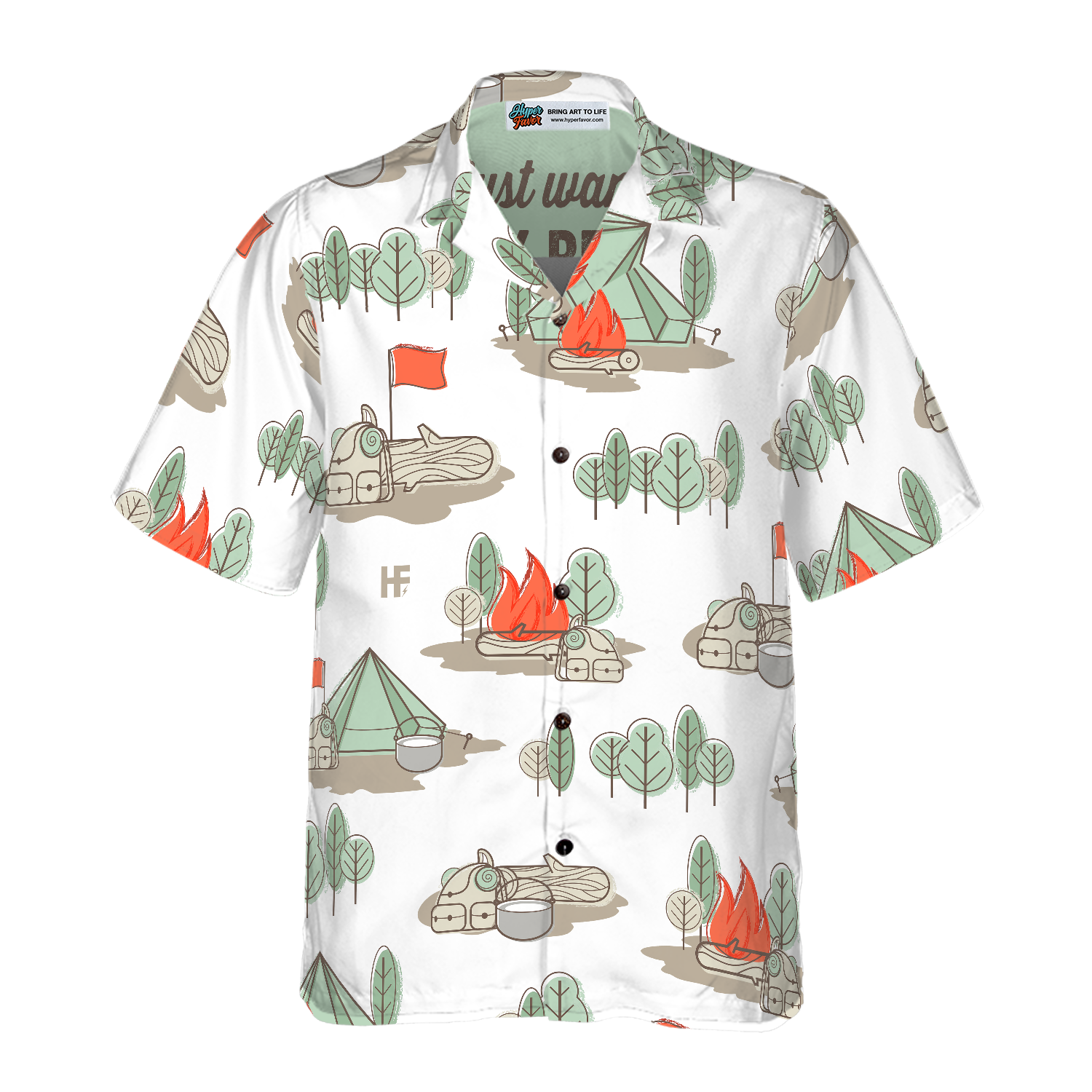 I Just Want To Drink Beer Go Camping And Take Naps Hawaiian Shirt