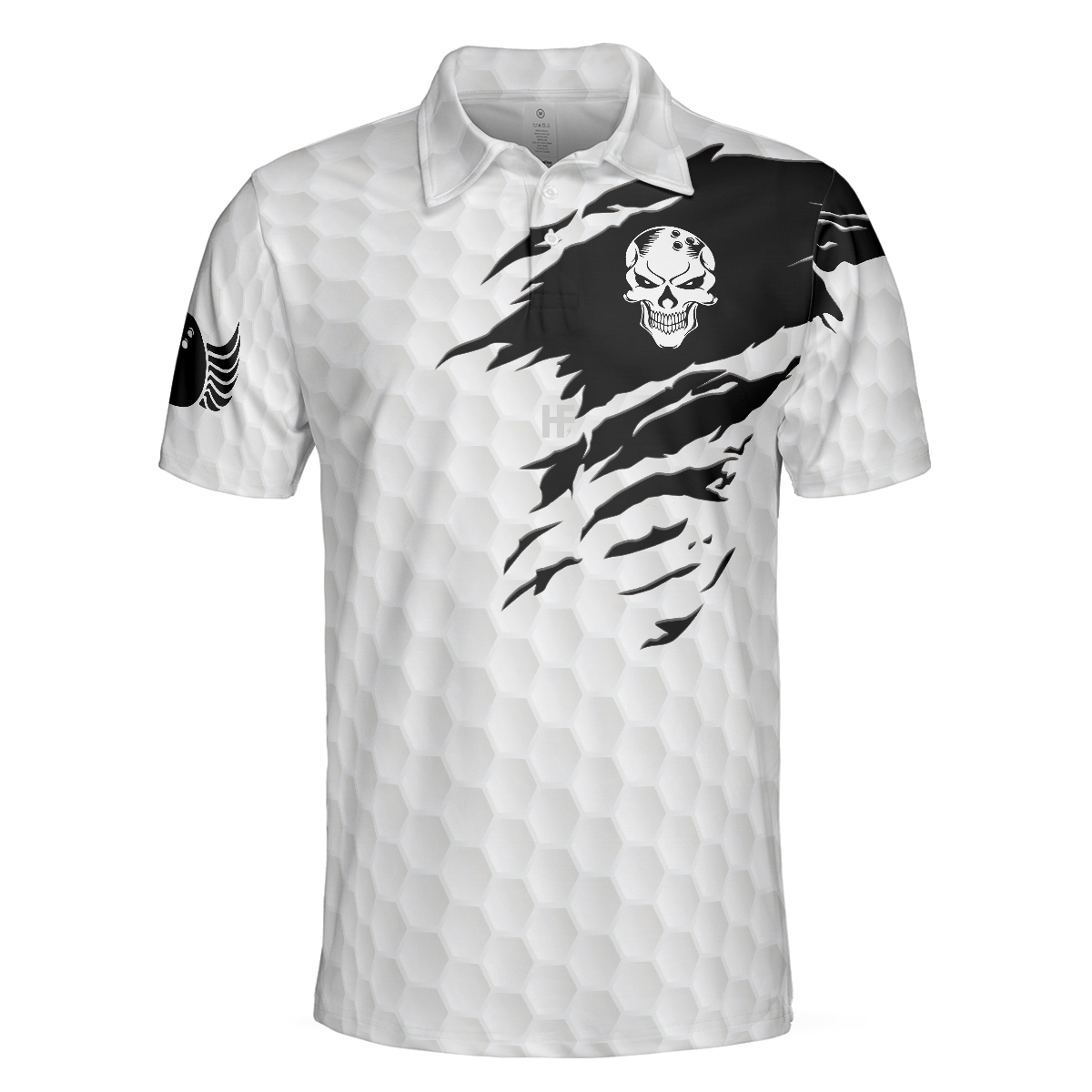 This Is My Lucky Do Not Wash Bowling Shirt Polo Shirt, Black And White Skull Golfing Shirt, Funny Sayings Shirt